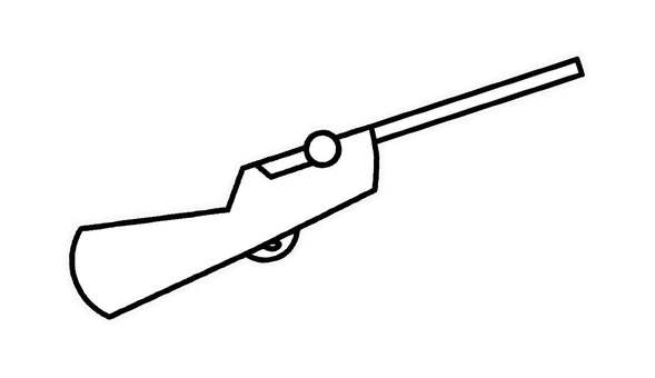 射的銃イラスト 銃,射的,的屋,おもちゃ,お祭り,夏祭り,屋台,夜店,秋祭り,露店のイラスト素材