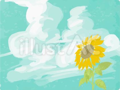 夏 ひまわりの背景