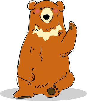 Illustration, bear, animal, greeting, 