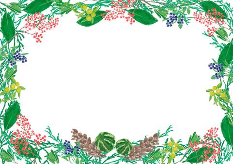 背景_植物囲みA