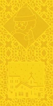 シームレスなモザイク　ｎ　Xmas　金 クリスマス,xmas,サンタ,サンタクロース,街並み,夜景,雪景色,12月,バックグラウンド,モザイクのイラスト素材