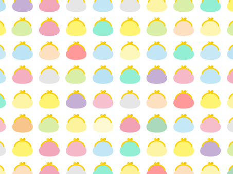 財布のパターン背景 財布,パターン,シームレス,スウォッチ,お金,かわいい,おしゃれ,背景,壁紙,イラストのイラスト素材