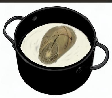 タケノコ タケノコ,春,水煮,料理,食材,野菜,鍋,食べ物,美味しいのイラスト素材