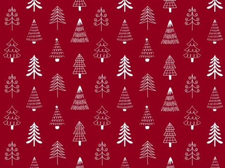 クリスマスツリーの北欧パターン背景 クリスマスツリーの北欧パターン背景 冬,ツリー,森,北欧,かわいい,優しい,ほっこり,シンプル,ナチュラル,クリスマスのイラスト素材