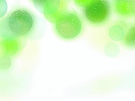 水音シリーズgr_07木漏れ日の記憶 抽象,背景,緑色,光,キラキラ,グラデーション,テクスチャ,ぼかし,丸,水玉のイラスト素材