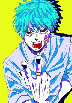 「喧嘩」というオリジナイラスト作品 喧嘩,男子,イラスト,手,かっこいいのイラスト素材