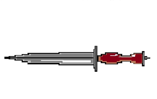 ダガーのナイフ 短剣,刃物,武器,ナイフ,ダガー,装備,アイテム,ドット絵,rpgのイラスト素材