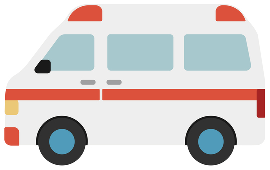 救急車 救急車,消防,救急,緊急車両,車,かわいい,アイコン,シンプル,挿絵,白背景のイラスト素材