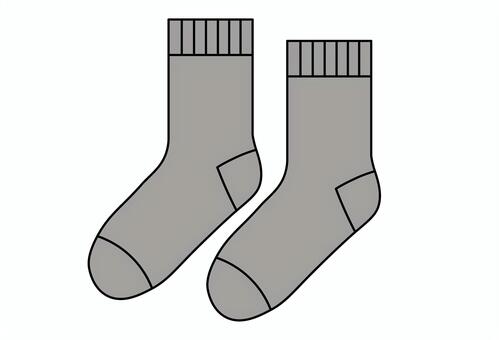 シンプルな靴下のペア 靴下,ソックス,衣類,日常,足元,小物のイラスト素材