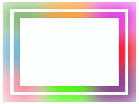 Colorful frame material image, , JPG and PNG