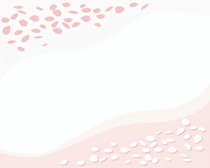 桜舞う枠