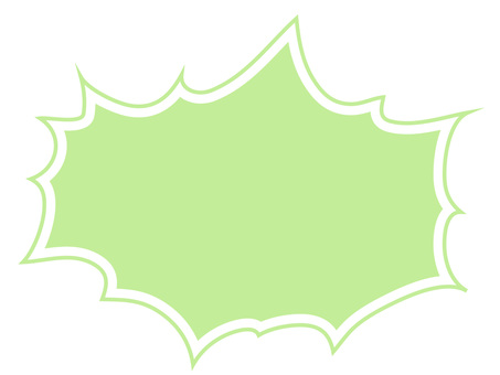 Green punk frame, JPG and PNG Green punk frame, punk, rupture, jagged, JPG and PNG