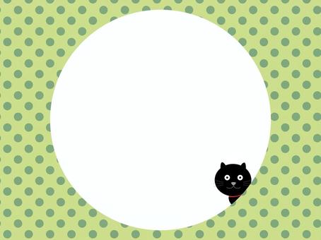 Black cat frame, cat, black cat, frame, JPG and PNG