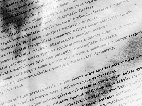 古い紙テクスチャ・ラテン語コラージュ背景 テクスチャ,背景,紙,古い,レトロ,ヴィンテージ,ドキュメント,横,文書,古書のイラスト素材