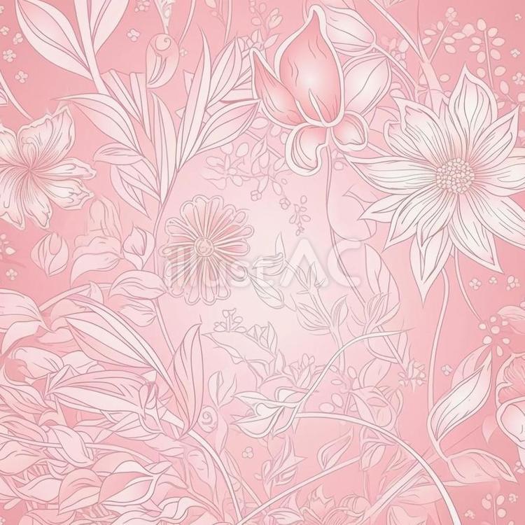 花柄の背景画　ピンク 花,植物,背景のイラスト素材