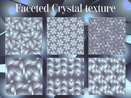 クリスタルテクスチャセット 幾何学,クリスタル,ガラス,水晶,ポリゴン,テクスチャ,セット,カット,シームレス,宝石のイラスト素材
