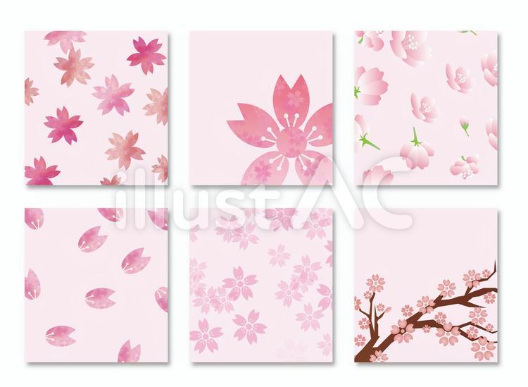 桜素材 桜,背景,春のイラスト素材