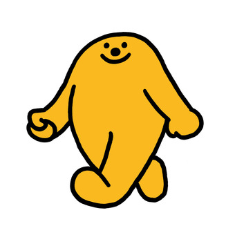 歩行くん 歩行くん 生活,日常,ライフスタイル,歩行,移動のイラスト素材