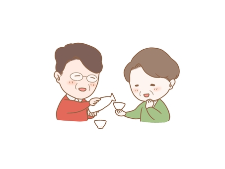 仲良し夫婦 お酌 仲良し夫婦 お酌 夫婦,仲良し,中高年,熟年,お酌,日本酒,愛妻家のイラスト素材