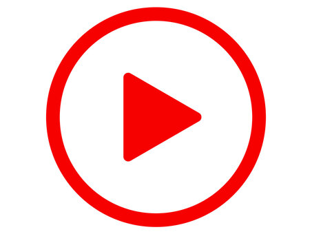 動画再生ボタンのマーク 動画,再生,ボタン,アイコン,赤,白,プレイ,スタート,マーク,映画のイラスト素材