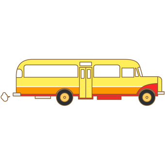 bus, foreign countries, yellow, traffic, JPG, PNG and AI