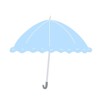 Illustration, parasol, umbrella, measures against sunburn, 