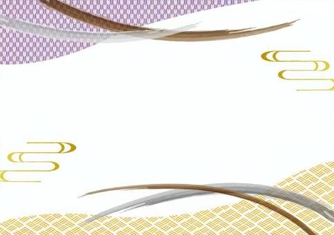 年賀 年賀,冬,和紙,背景,新春,水彩調,お歳暮,和柄,フレーム,日本風のイラスト素材