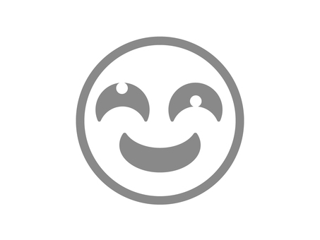 怪しく笑う絵文字 笑顔,絵文字,顔,アイコン,変顔のイラスト素材