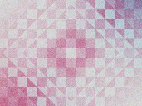 キルト背景002_A+N キルト,模様,図案,図柄,デザイン,四角,三角,ピンク,桃色,マゼンタのイラスト素材