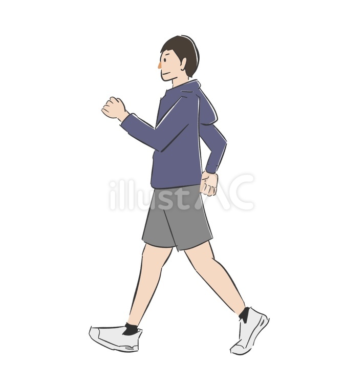 歩く男性 人,男性,歩くのイラスト素材