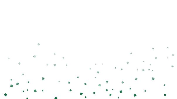 背景透過の緑色の箔散らし 箔散らし,緑,紙吹雪,和紙,和風,キラキラ,輝き,透過,高級感,お祝いのイラスト素材