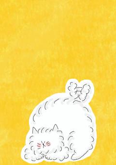 ふわふわねこちゃん ふわふわねこちゃん かわいい,ハンター,狙う,ふりふり,しっぽ,見つめる,ねこ,どうぶつ,いきもの,ペットのイラスト素材