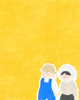 農家の人たち♪ かわいい,農家,農業,牧場,人,男性,男,おじいさん,老人,ひげのイラスト素材