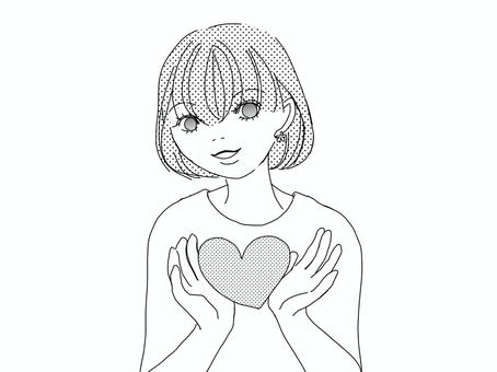 Illustration, heart, love, mental, 