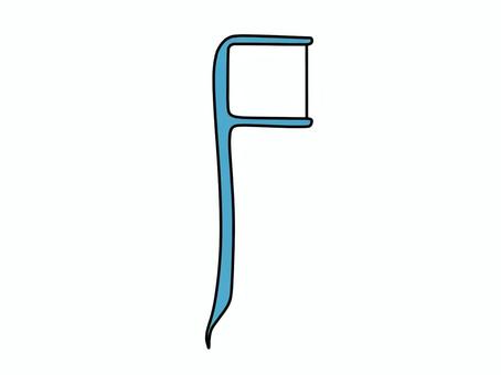 歯間ブラシ 歯間ブラシ,歯,歯磨き,手入れ,歯垢のイラスト素材