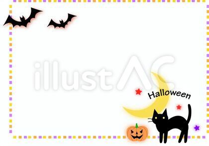ハロウィンのフレーム