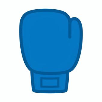 アイコン|ボクシンググローブ青02 アイコン|ボクシンググローブ青02 ボクシング,グローブ,アイコン,スポーツ,シンプル,青,単色,ベタのイラスト素材