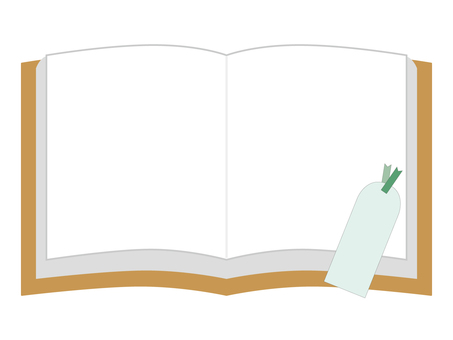 本のフレームと緑の栞 本のフレームと緑の栞 本,フレーム,枠,読書,読書の秋,読書週間,本屋,図書館,図書室,書店のイラスト素材