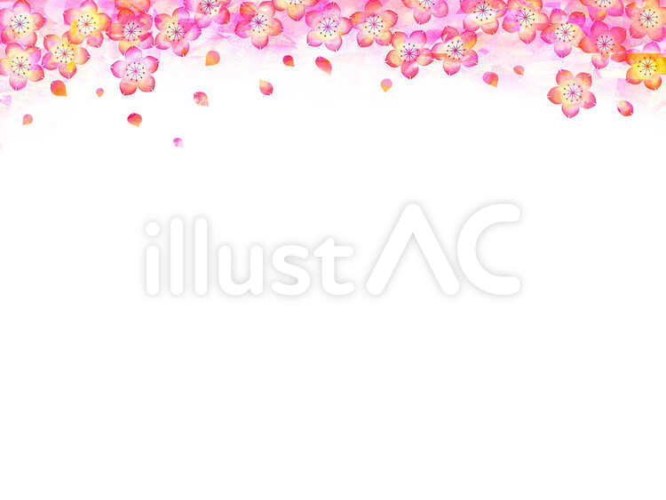 桜 桜,フレーム,春のイラスト素材