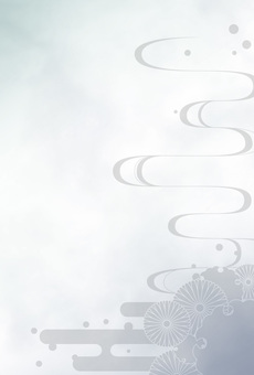 喪中はがき8ほんのり色付き 喪中はがき,喪中ハガキ,菊,水,流れ,川,喪中,ハガキ,はがき,ポストカードのイラスト素材