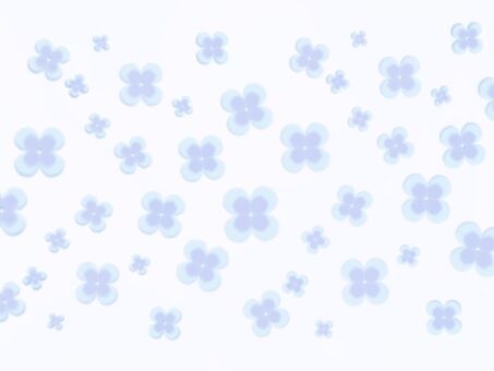 水色の花柄 水色,花,模様,シンプル,涼しげ,白のイラスト素材