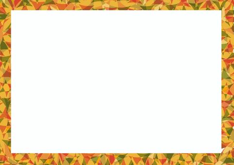 枯れ葉のフレーム