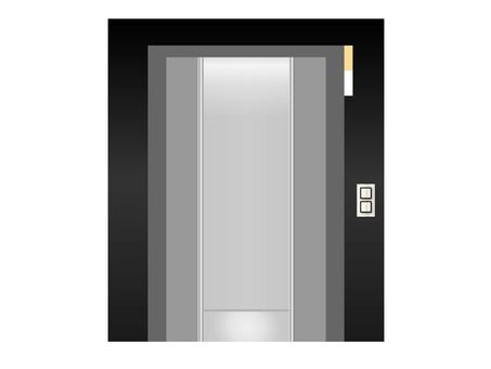 エレベーター＿アイコン 乗用エレベーター,ev,昇降,昇降機,移動,乗る,移動手段,商業施設,ビル,オフィスのイラスト素材