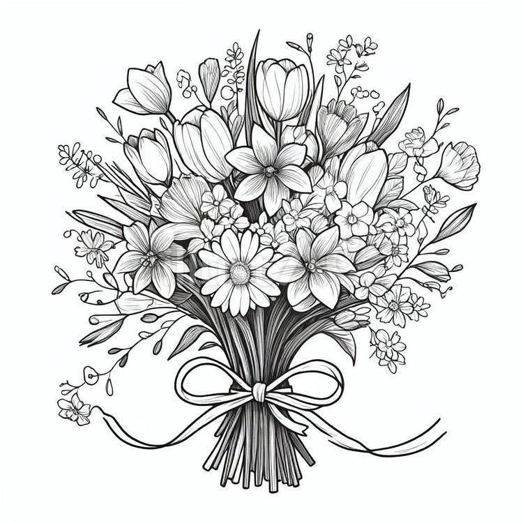 花束の絵 楽天市場】絵画 花 インテリア ミモザ 「春告ぐミモザの花束