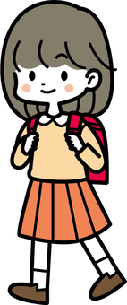 School bag girl 3, JPG, PNG and AI School bag girl 3, , JPG, PNG and AI