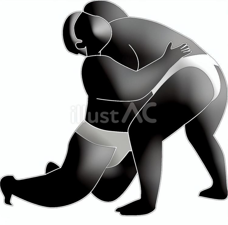 相撲　 相撲,格闘技,伝統のイラスト素材