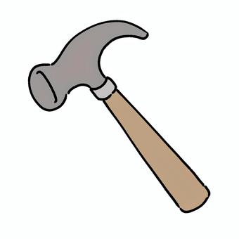 ネイルハンマー ネイル,ハンマー,トンカチ,釘抜き,道具,工具,工作,釘のイラスト素材