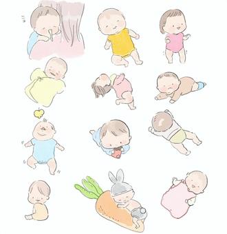 色々赤ちゃん