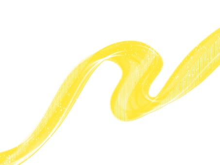 風のリボン-イエロー01 風,リボン,イエロー,黄色,明るい,華やか,ライン,抽象,背景,光のイラスト素材