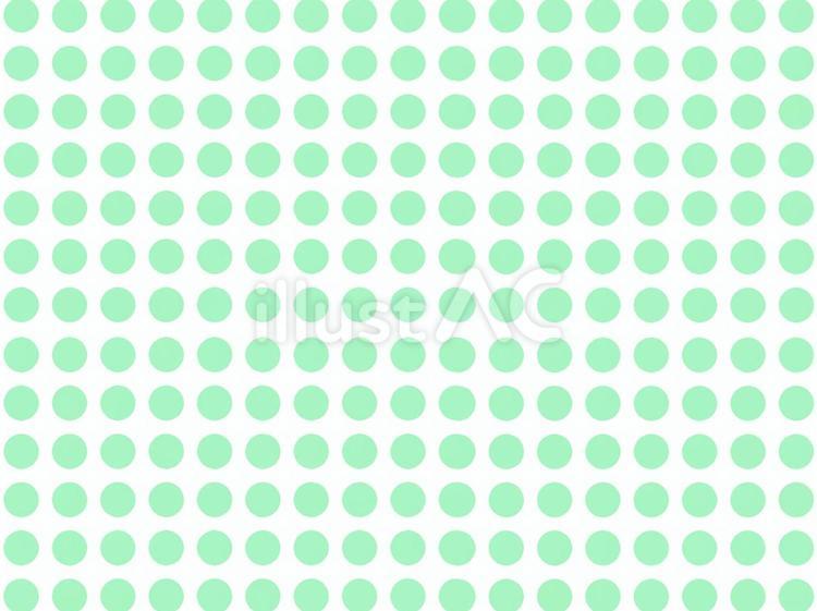 シンプル水玉模様のオシャレな背景（緑） 水玉,水滴,滴のイラスト素材